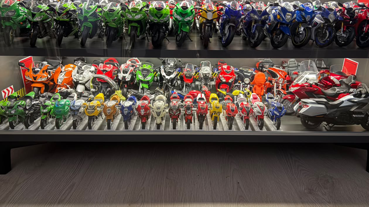 Etka Moto Garage koleksiyonundan diecast motosiklet maketleri