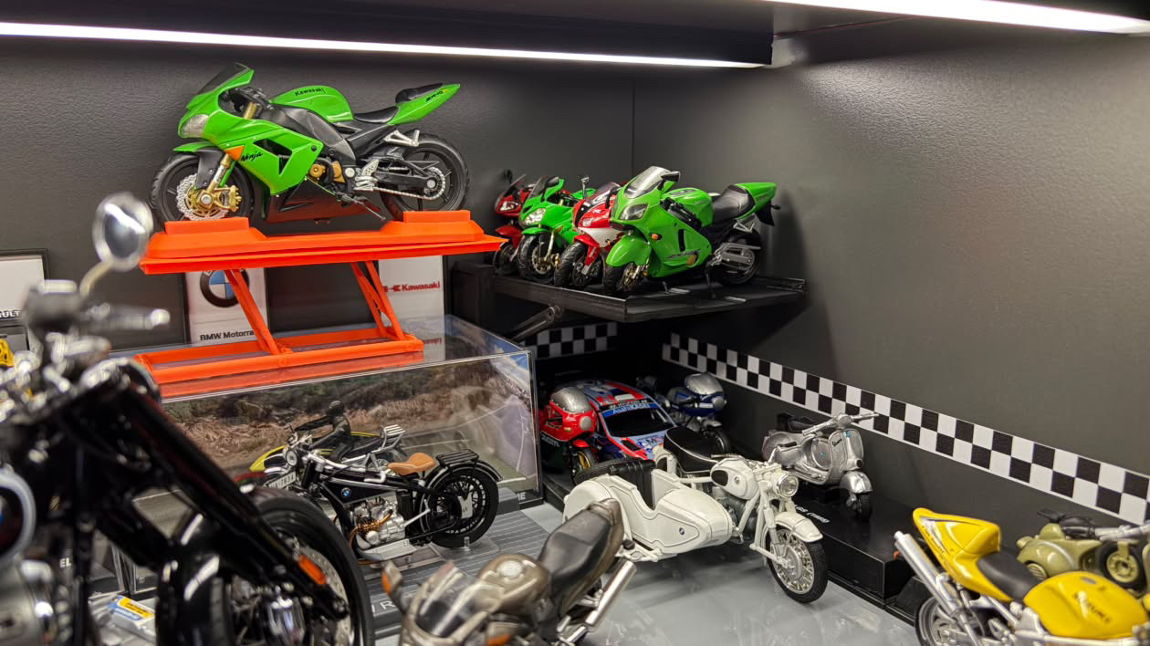 Etka Moto Garage koleksiyonundan diecast motosiklet maketleri