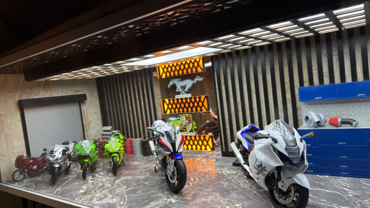 Fatih Kırbaş koleksiyonundan diecast motosiklet maketleri