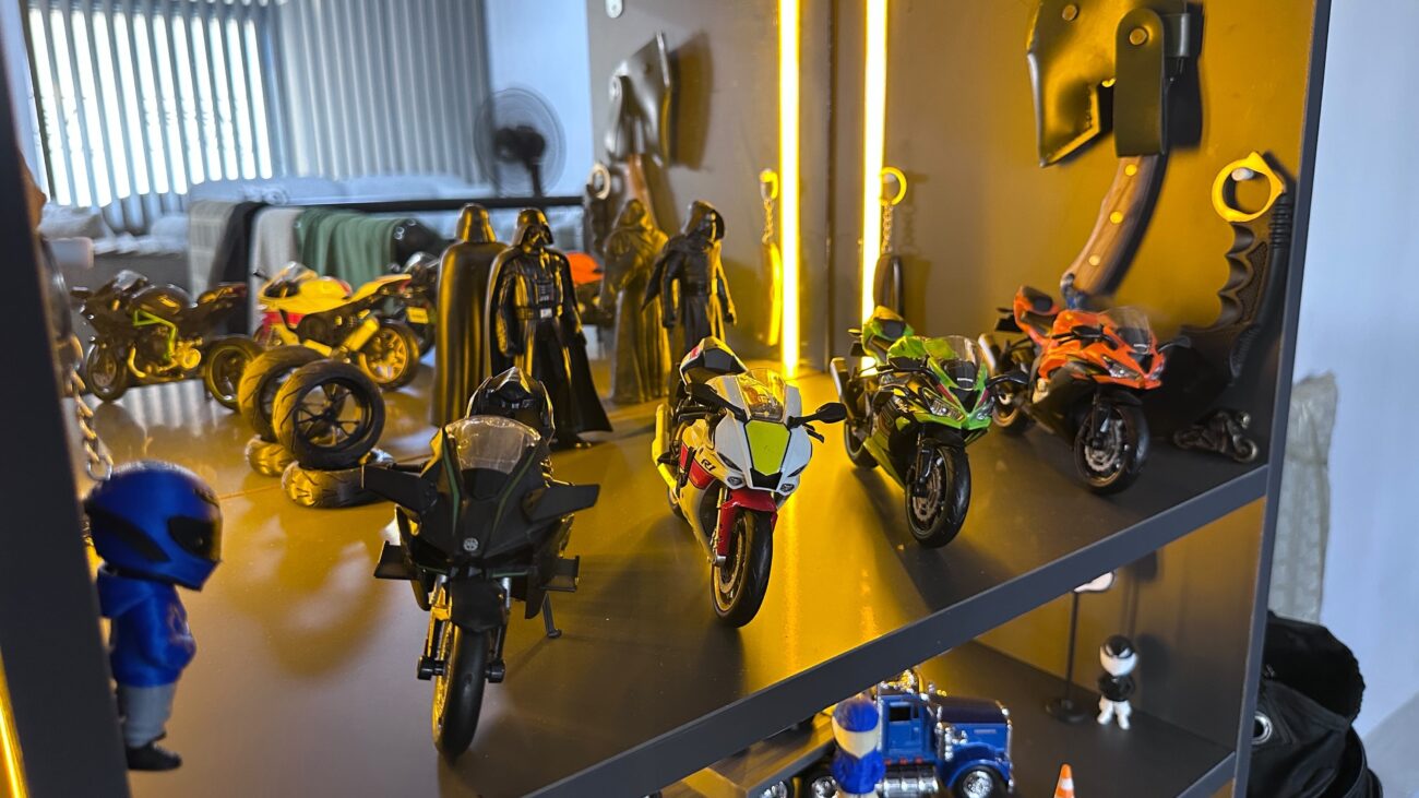 Foto Tebessüm koleksiyonundan diecast motosiklet maketleri