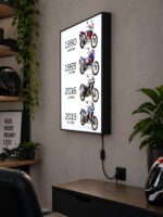 Honda Africa Twin Evrim Serisi Işıklı Moto LightBox – 30x40 cm - görsel 2