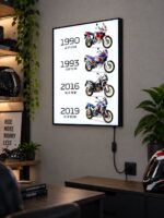 Honda Africa Twin Evrim Serisi Işıklı Moto LightBox – 30x40 cm