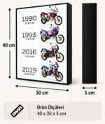 Honda Africa Twin Evrim Serisi Işıklı Moto LightBox – 30x40 cm - görsel 5