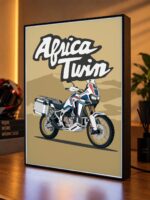Honda Africa Twin Işıklı Moto LightBox – 30x40 cm - görsel 4