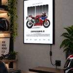 Honda CBR1000RR-R Fireblade SP Işıklı Moto LightBox – 30x40 cm