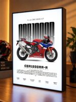 Honda CBR1000RR-R Fireblade SP Işıklı Moto LightBox – 30x40 cm - görsel 4