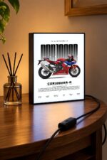 Honda CBR1000RR-R Fireblade SP Işıklı Moto LightBox – 30x40 cm - görsel 3