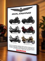 Honda Gold Wing Serisi Işıklı Moto LightBox – 30x40 cm - görsel 4