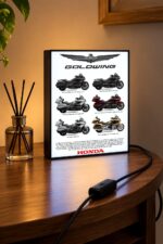 Honda Gold Wing Serisi Işıklı Moto LightBox – 30x40 cm - görsel 3
