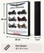 Honda Gold Wing Serisi Işıklı Moto LightBox – 30x40 cm - görsel 5