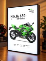 Kawasaki Ninja 650 Performance Işıklı Moto LightBox – 30x40 cm - görsel 4