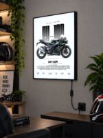Kawasaki Ninja ZX-10R Işıklı Moto LightBox – 30x40 cm