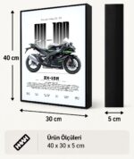 Kawasaki Ninja ZX-10R Işıklı Moto LightBox – 30x40 cm - görsel 5