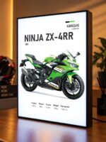 Kawasaki Ninja ZX-4RR Işıklı Moto LightBox – 30x40 cm - görsel 4