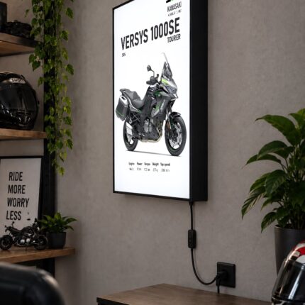 Kawasaki Versys 1000 SE Tourer Işıklı Moto LightBox – 30x40 cm - görsel 2