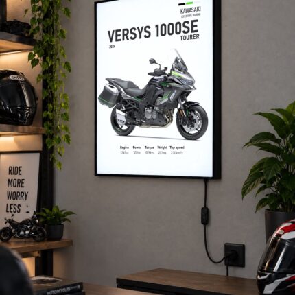 Kawasaki Versys 1000 SE Tourer Işıklı Moto LightBox – 30x40 cm