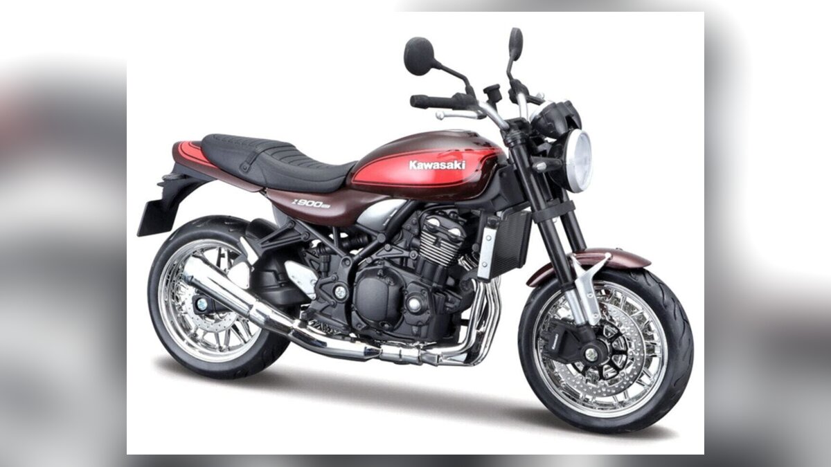 Kawasaki Z900RS maket 1:12 ölçek kırmızı diecast koleksiyon modeli
