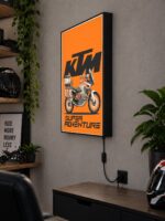 KTM Super Adventure Işıklı Moto LightBox – 30x40 cm - görsel 2
