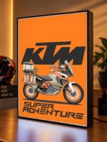 KTM Super Adventure Işıklı Moto LightBox – 30x40 cm - görsel 4