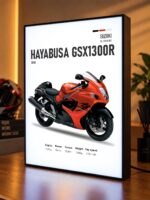 Suzuki Hayabusa GSX1300R 2008 Işıklı Moto LightBox – 30x40 cm - görsel 4