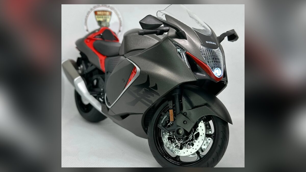 Suzuki Hayabusa maket 1:9 ölçek ışıklı büyük boy diecast model