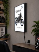 Yamaha Ténéré 700 Işıklı Moto LightBox – 30x40 cm - görsel 2