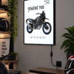 Yamaha Ténéré 700 Işıklı Moto LightBox – 30x40 cm