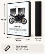 Yamaha YZF-R1M Işıklı Moto LightBox – 30x40 cm - görsel 5